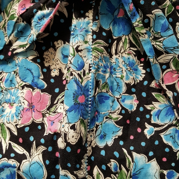 RARE Vintage 1970's Catalina Swim Floral Playsuit Romper Bathing Suit - Picture 9 of 12